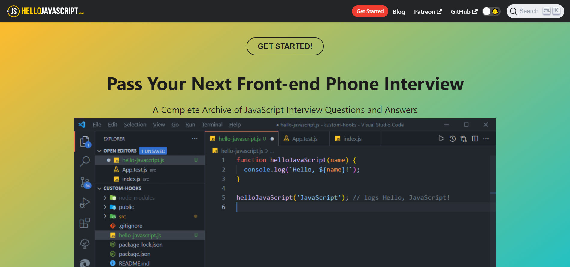 HelloJavaScript.info gallery image
