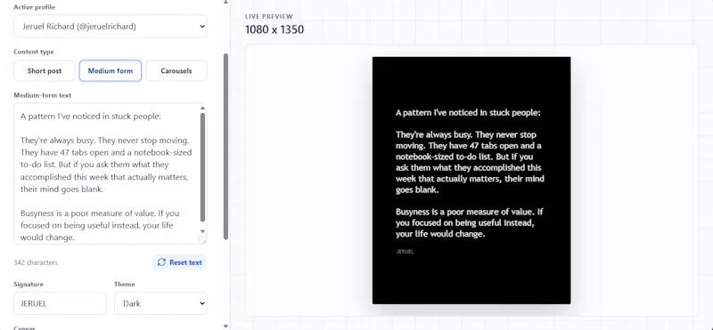 Notes2Pic screenshot 2