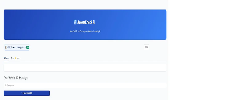 AccessScan AI screenshot 1