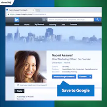 Get anyone's email from LinkedIn by cloudHQ gallery image