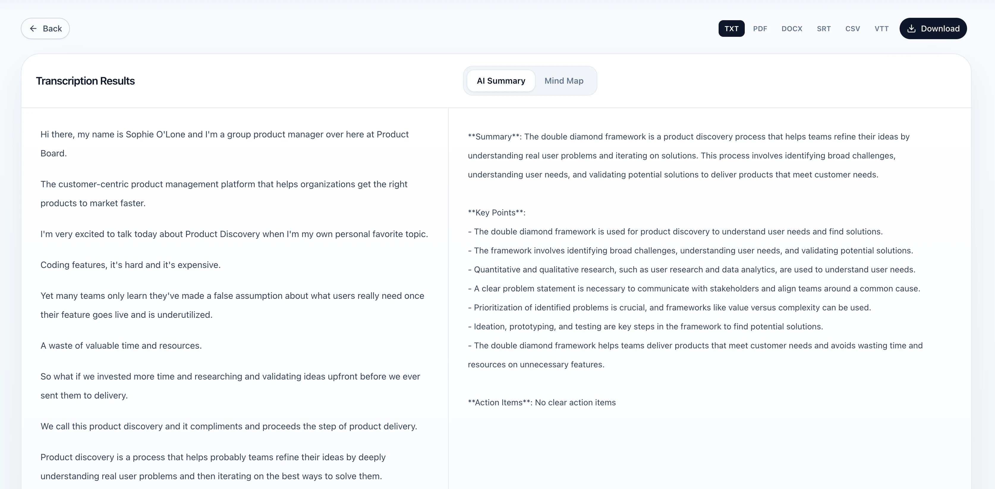 Free Audio Transcribe screenshot 1