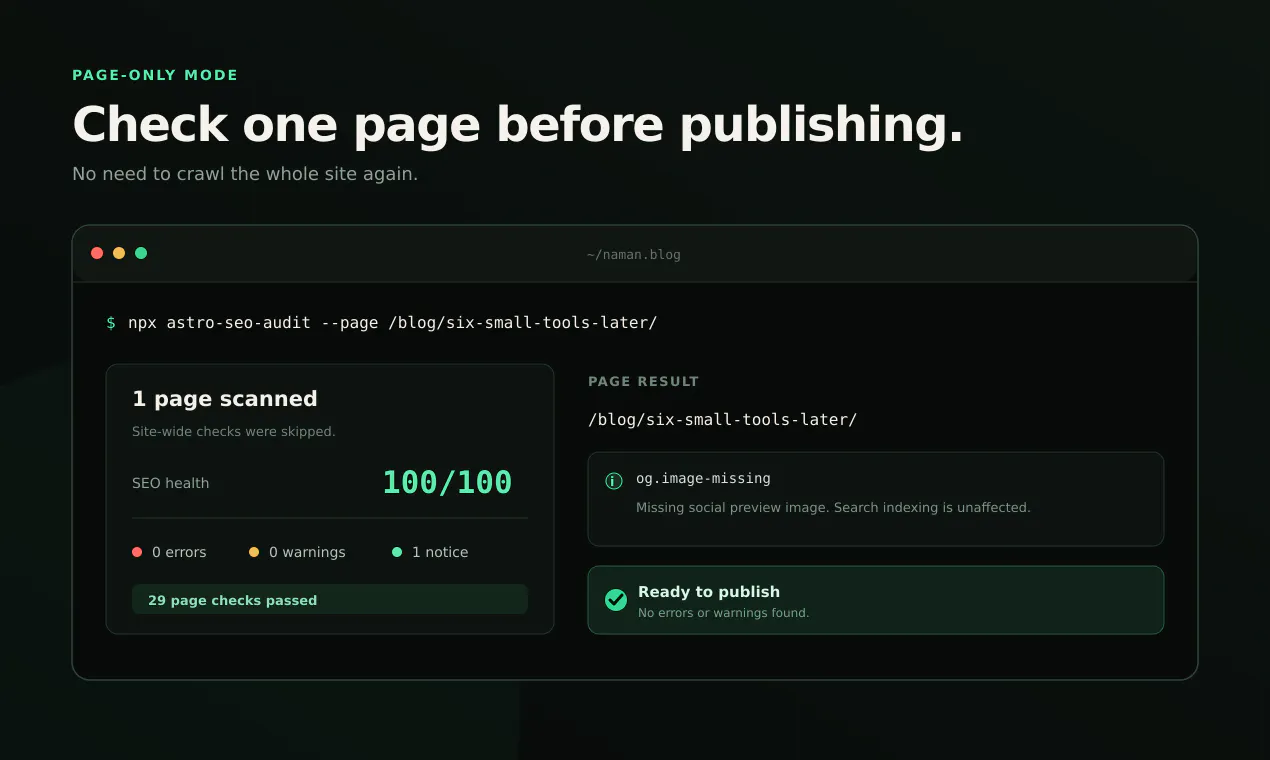 Astro SEO Audit gallery image