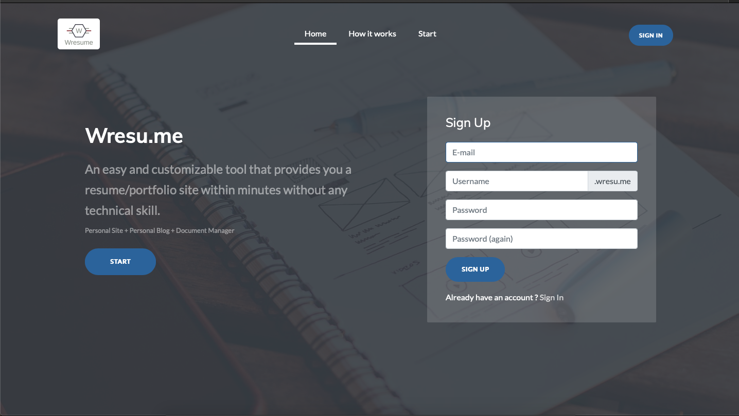 Wresume gallery image