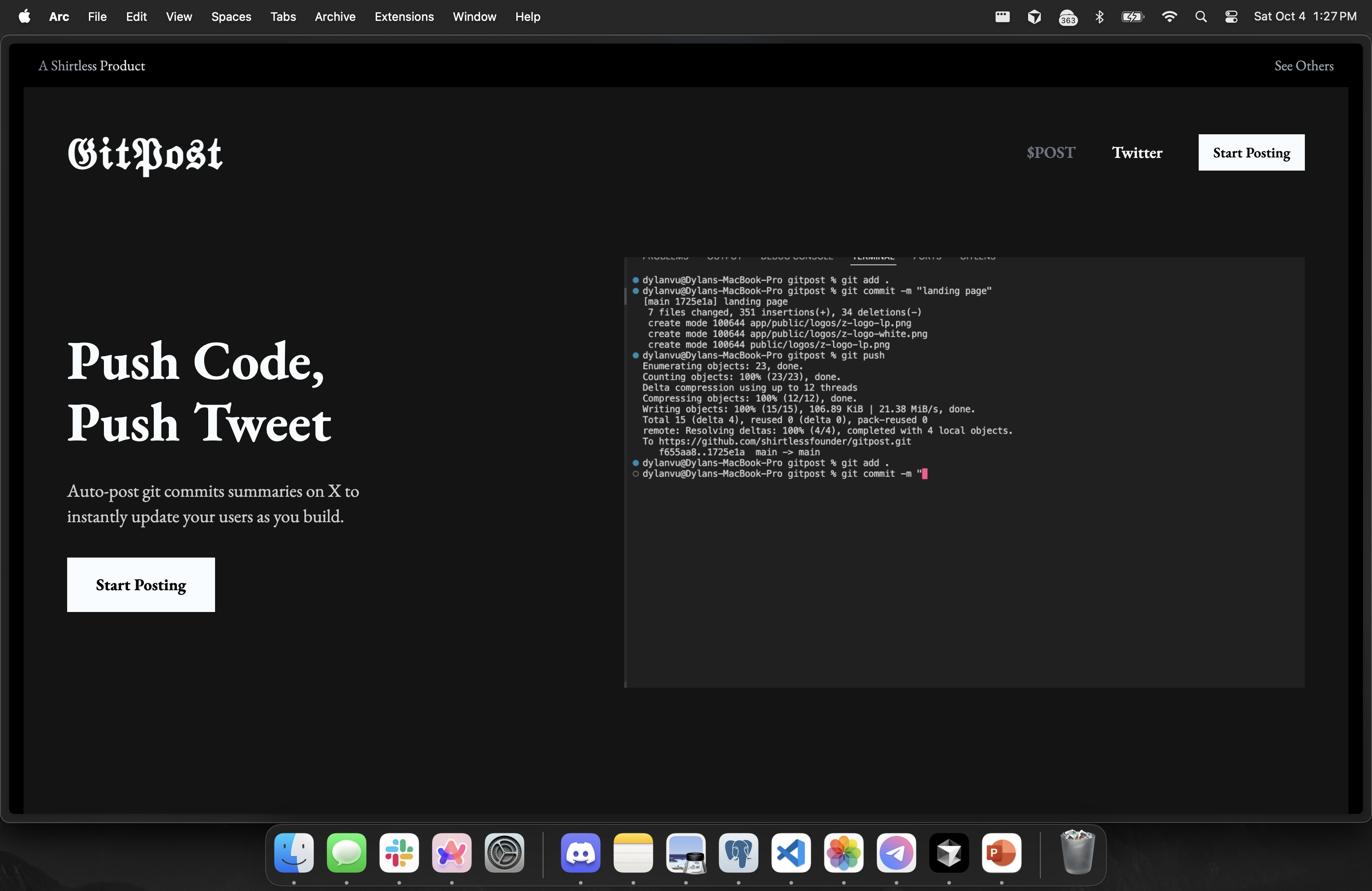 Média GitPost - Auto-tweet your code commits 1