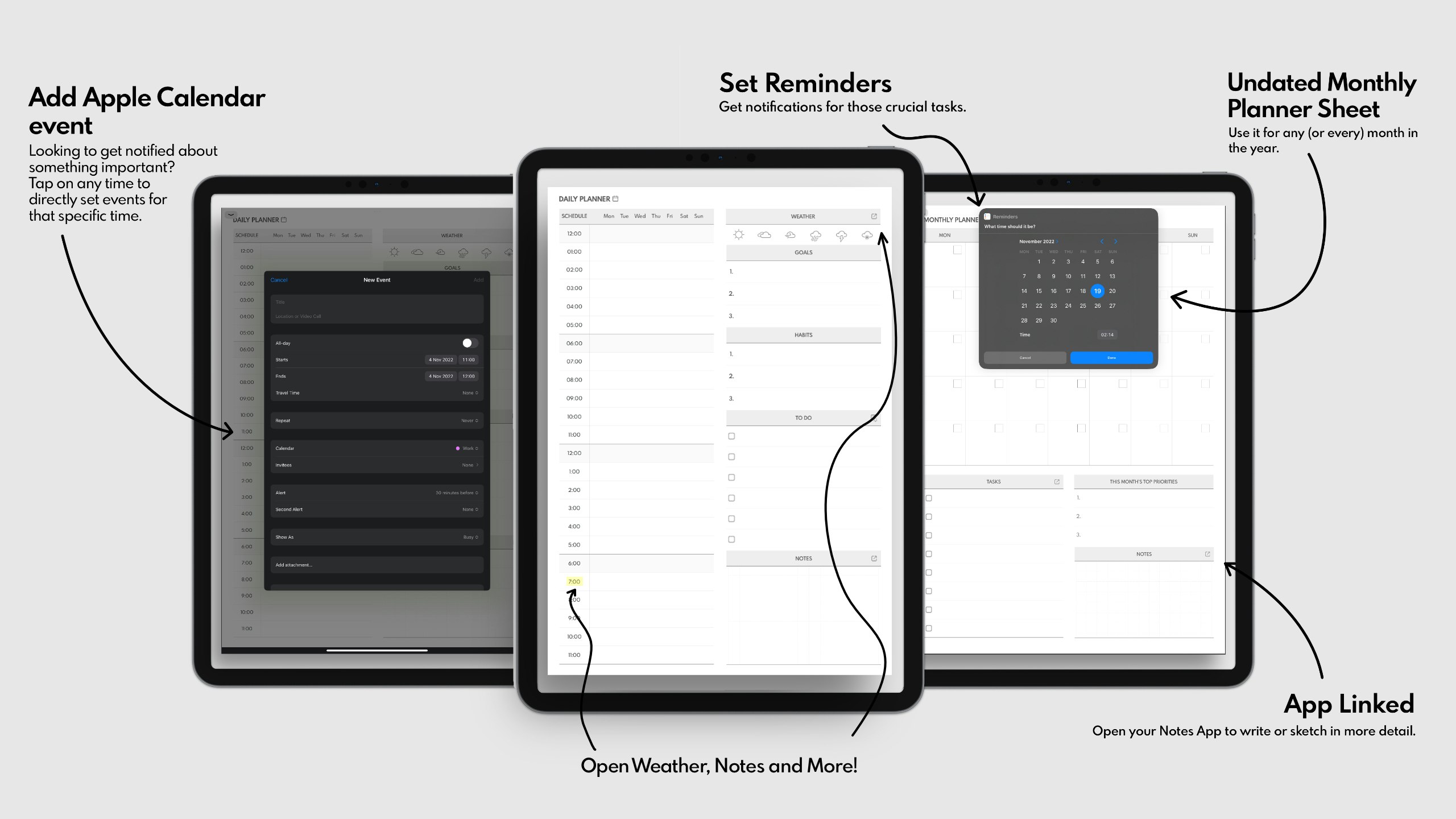 Planner with Apple Calendar Integration media 4