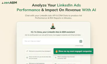 Zena by ZenABM - LinkedIn Ads AI Analyst gallery image