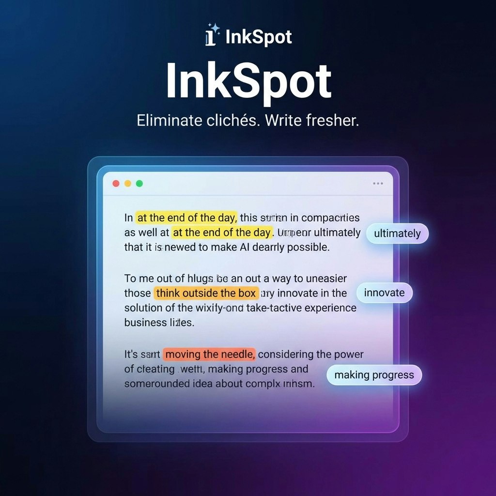InkSpot - Main product screenshot demonstrating key features and user interface
