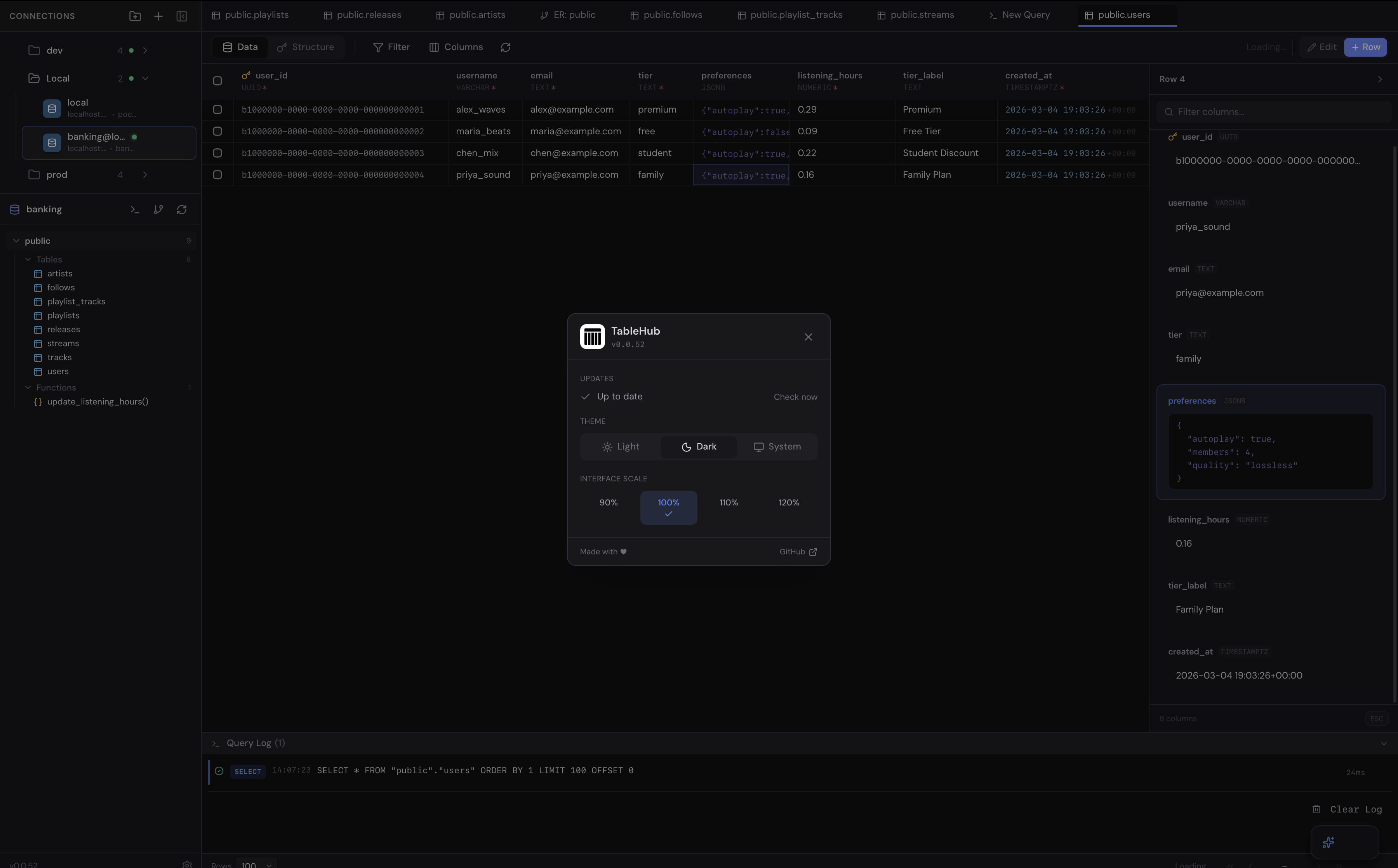 TableHub gallery image