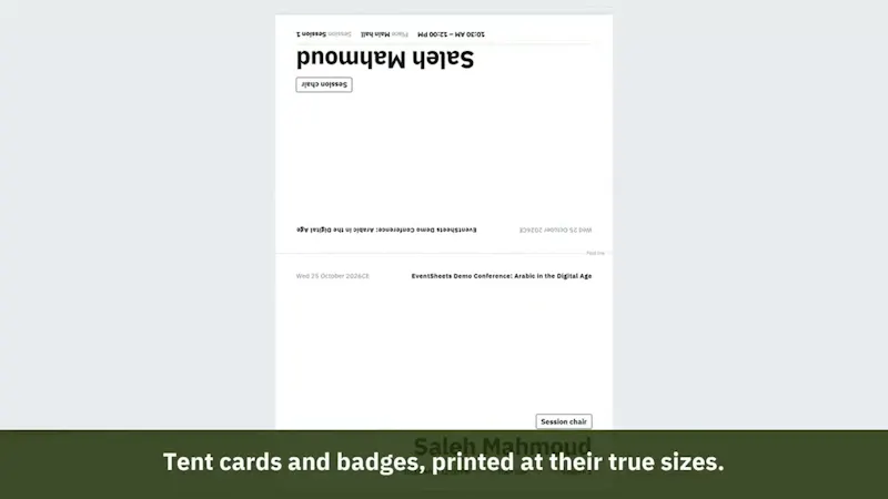 EventSheets screenshot 1 (video preview)