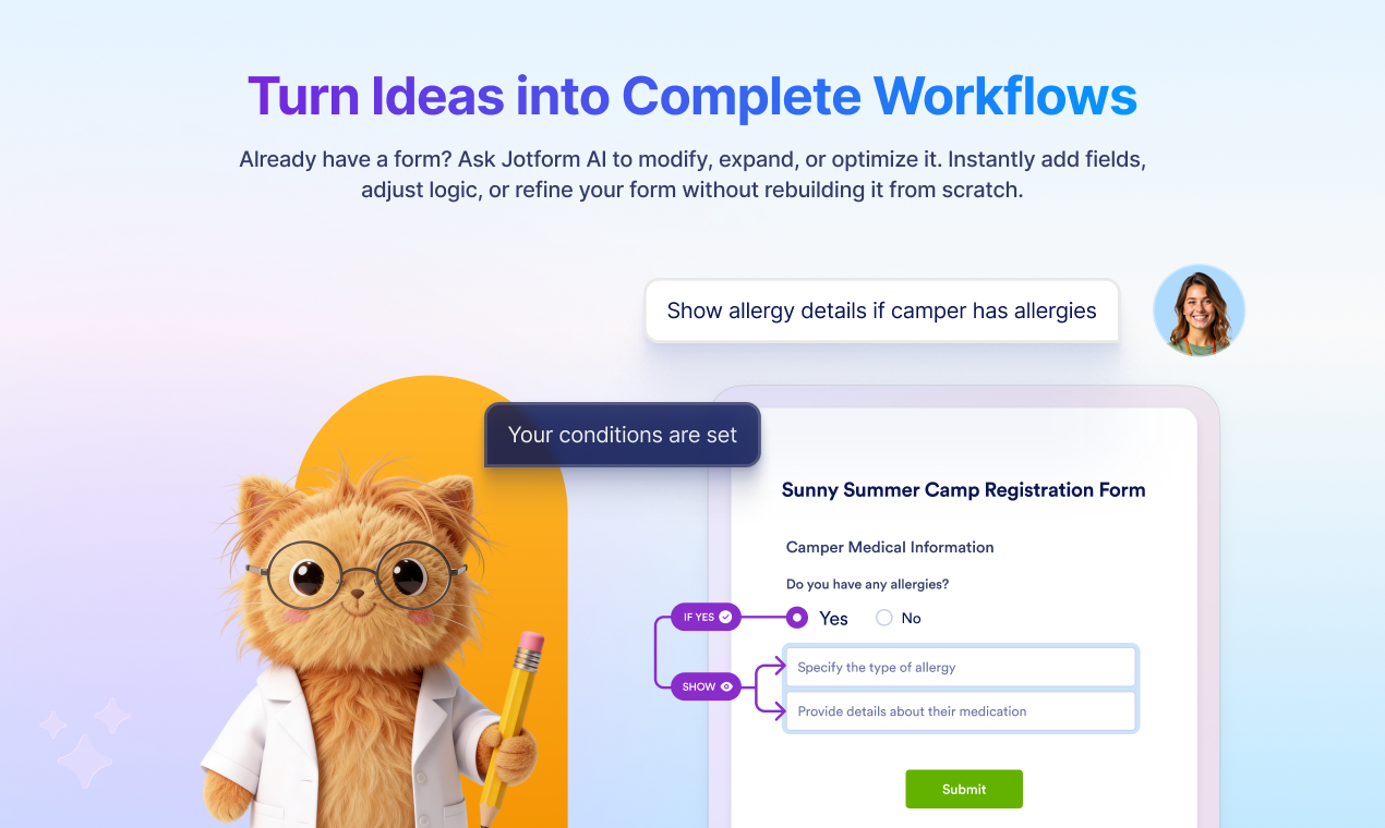 Jotform AI gallery image