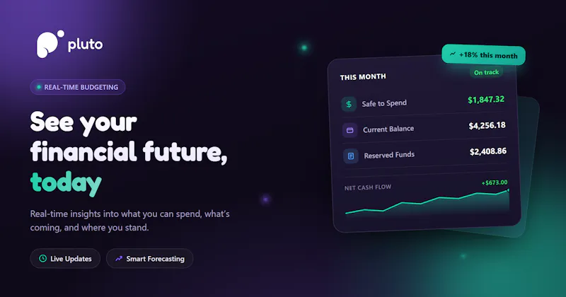 Pluto Budgeting screenshot 1