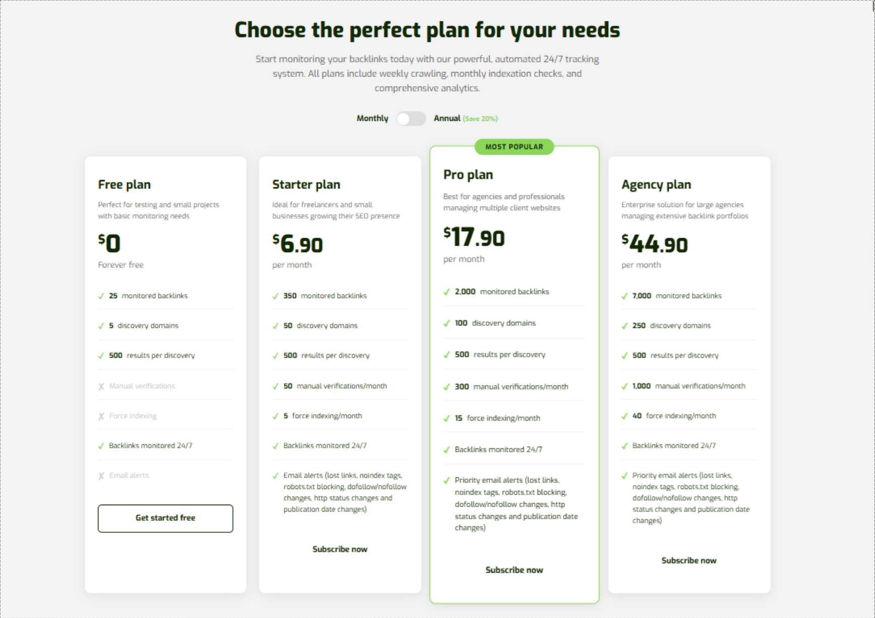 Backlinks Monitor - Screenshot 3 preview