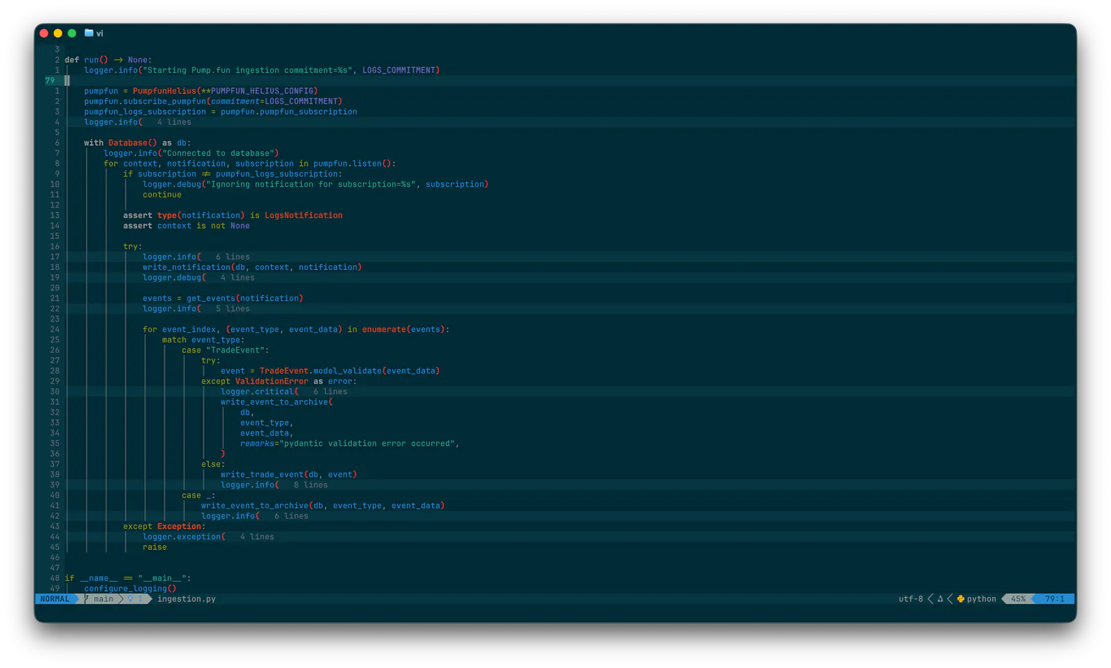 fold-logging.nvim screenshot 1