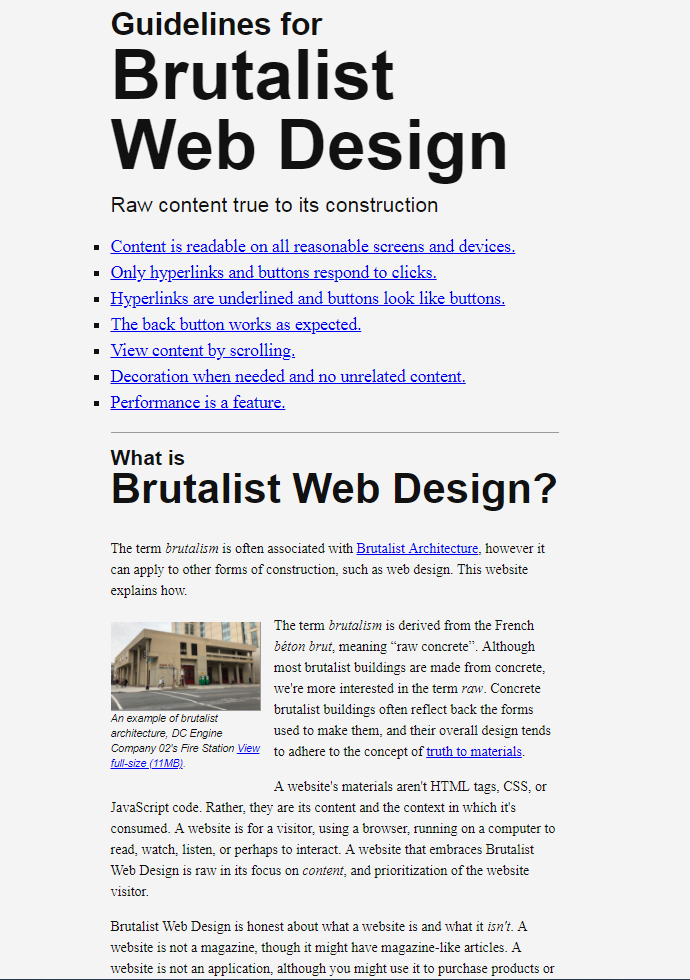 Guidelines for Brutalist Web Design gallery image
