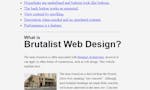 Guidelines for Brutalist Web Design image