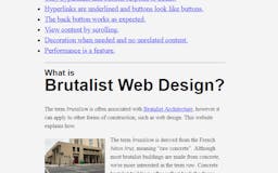 Guidelines for Brutalist Web Design media 1
