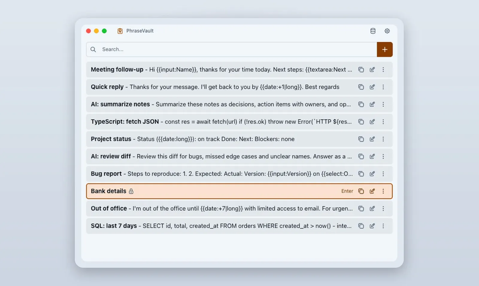 PhraseVault 3.0 screenshot 4