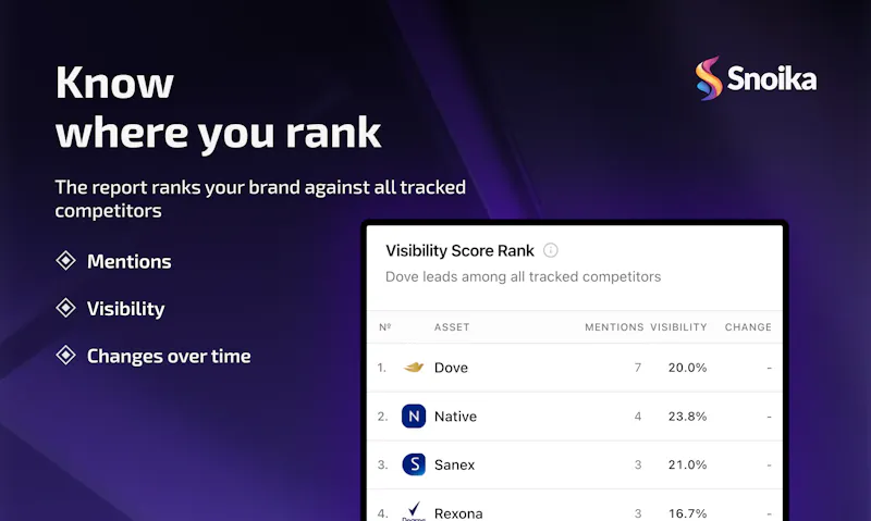 Snoika AI Visibility Monitor screenshot 6