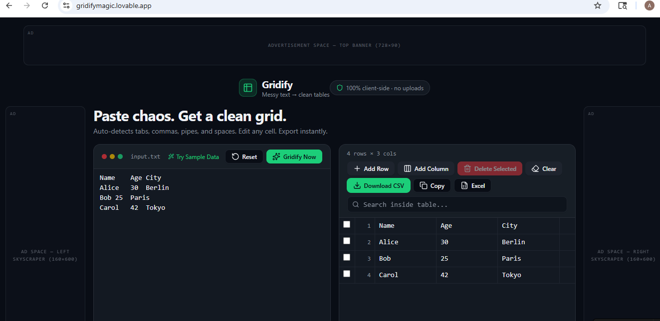 Gridify