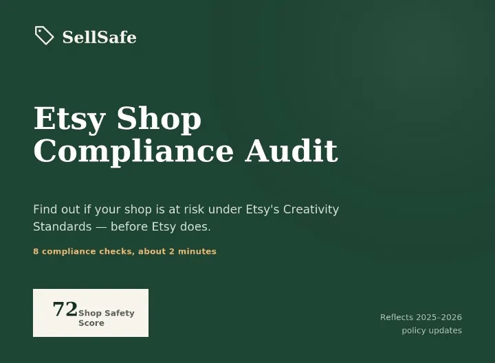 SellSafe — Etsy Shop Compliance Audit