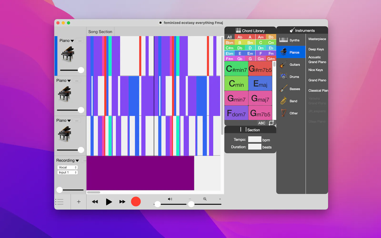 MultiTrack for Mac screenshot 1