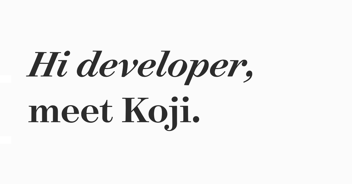 Koji Image