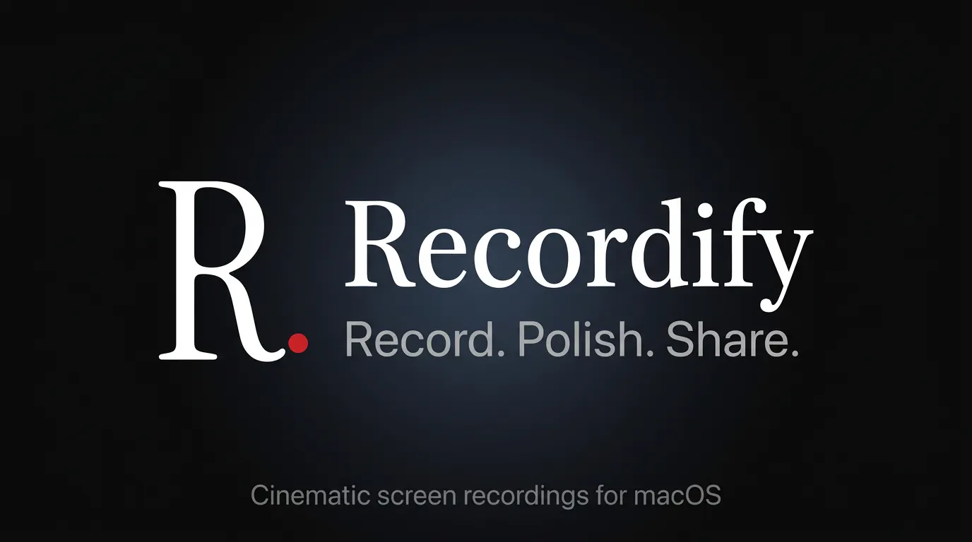 Recordify product banner