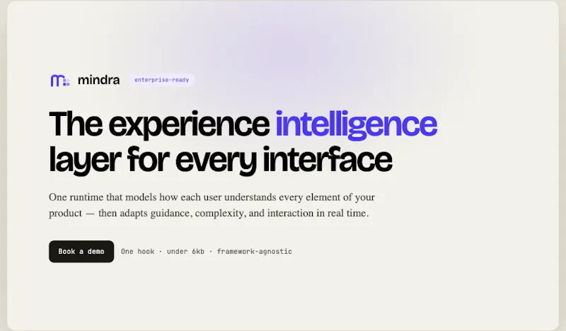 mindra.dev screenshot 2