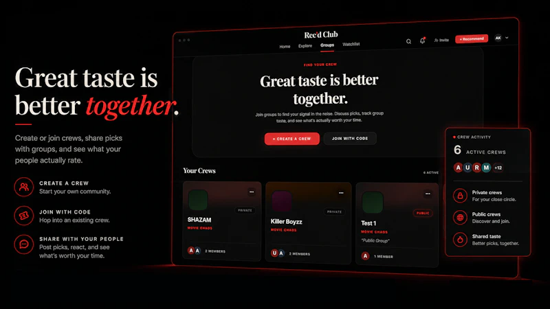Rec'd Club — Stamped by Taste screenshot 4