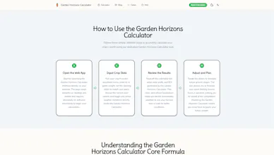 Garden Horizons Calculator gallery image