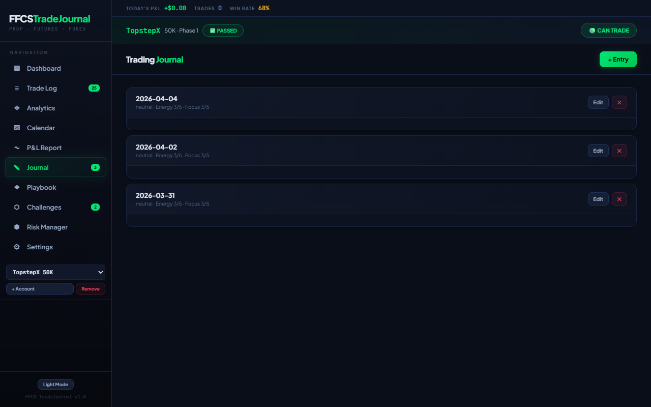 FFCSTradeJournal gallery image