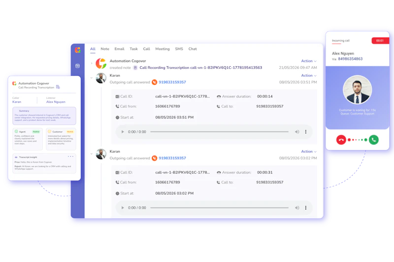 Cogover CRM screenshot 3