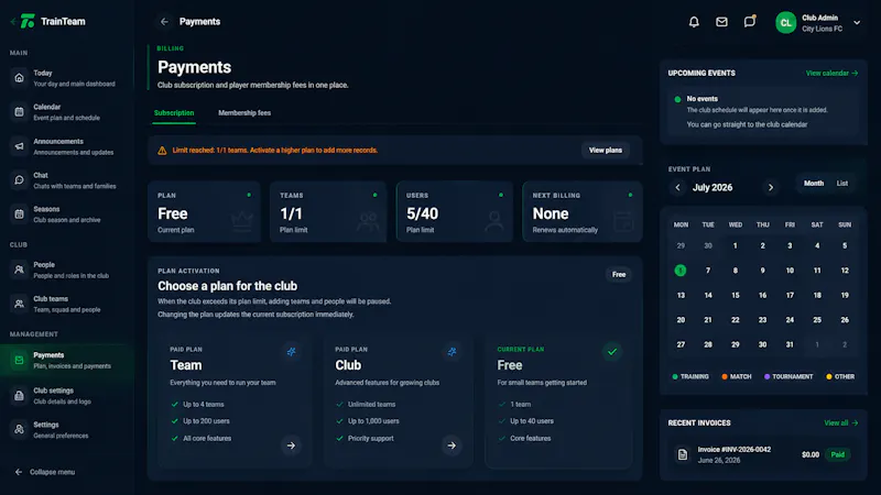 TrainTeam screenshot 2