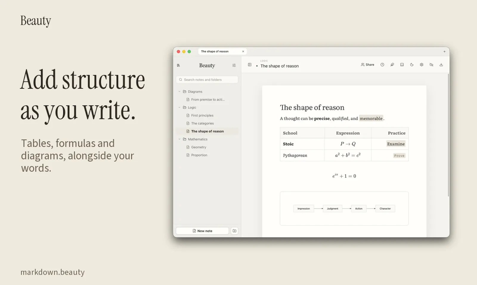 Beauty - Beautiful markdown notes screenshot 4