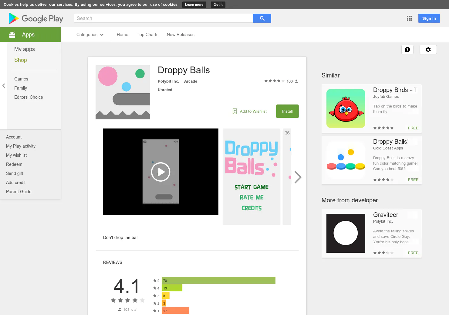 Droppy Balls