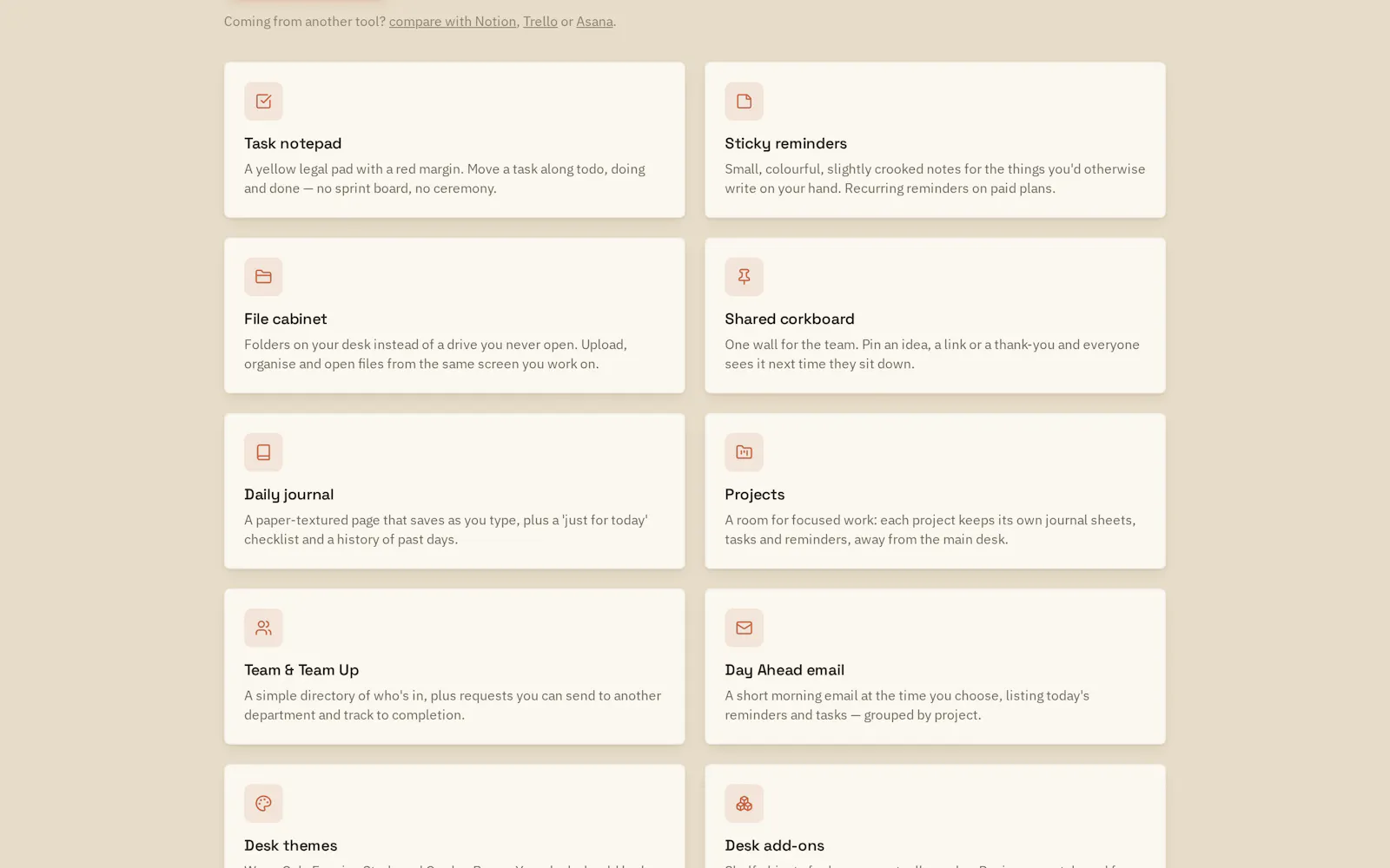 Loveley desk screenshot 2