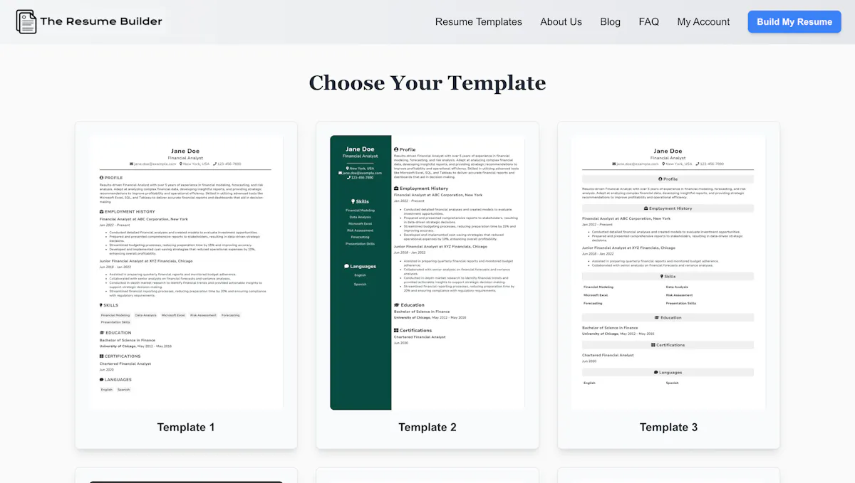 Resume Builder