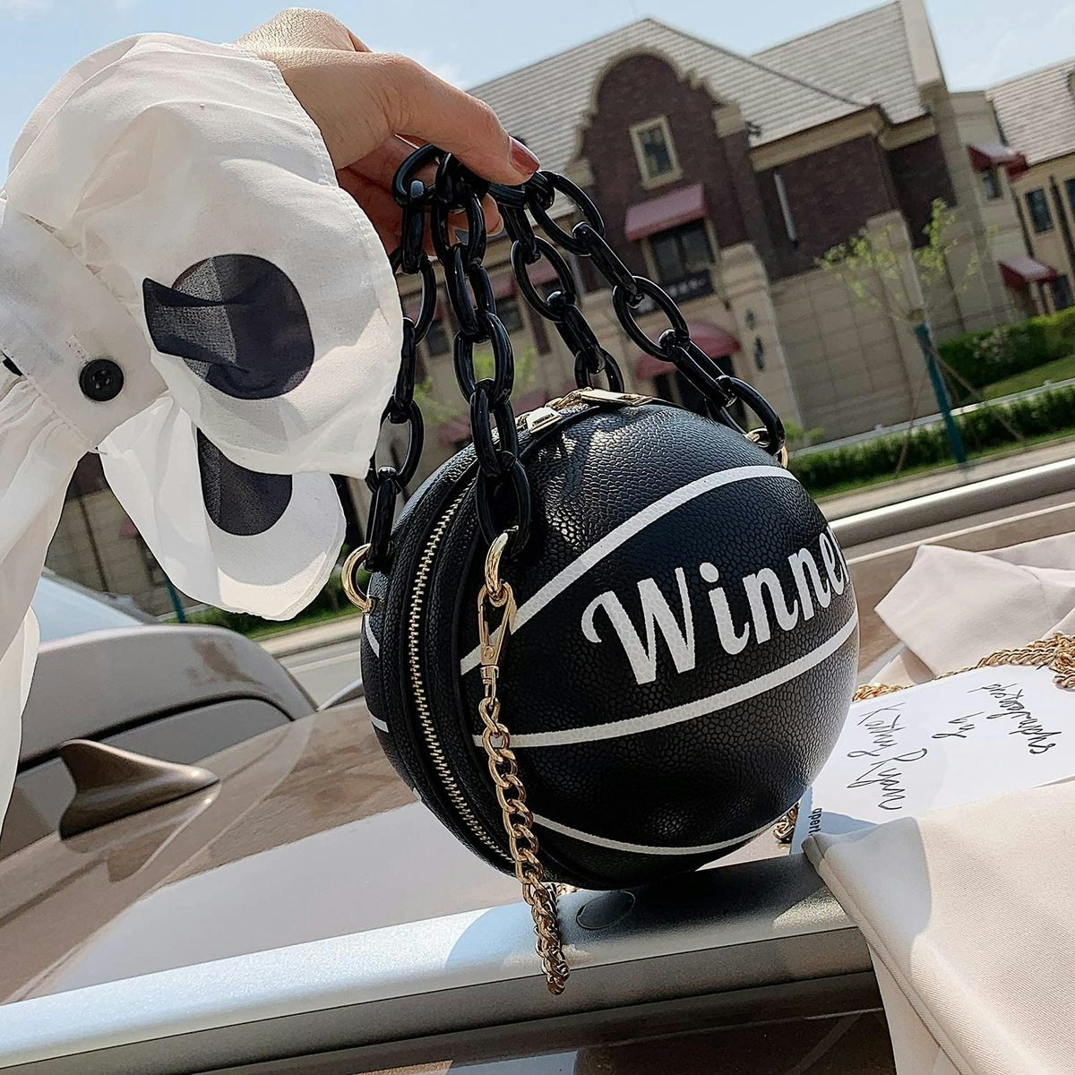 Basketball-shaped Purse For Women gallery image