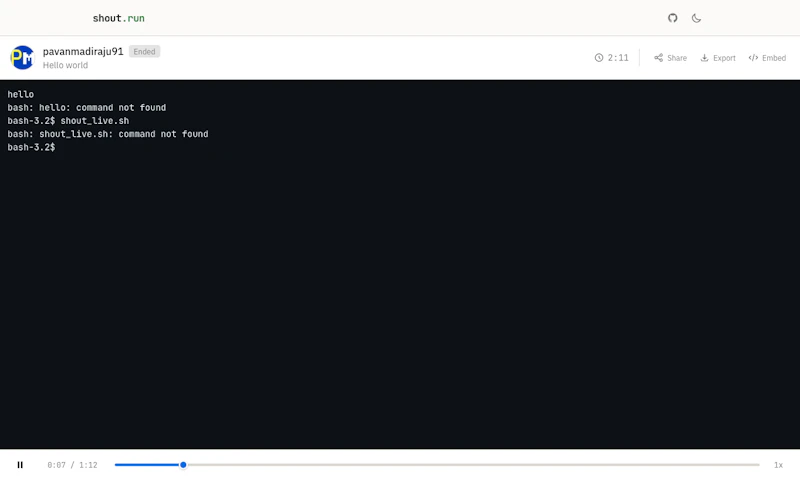 shout screenshot 2