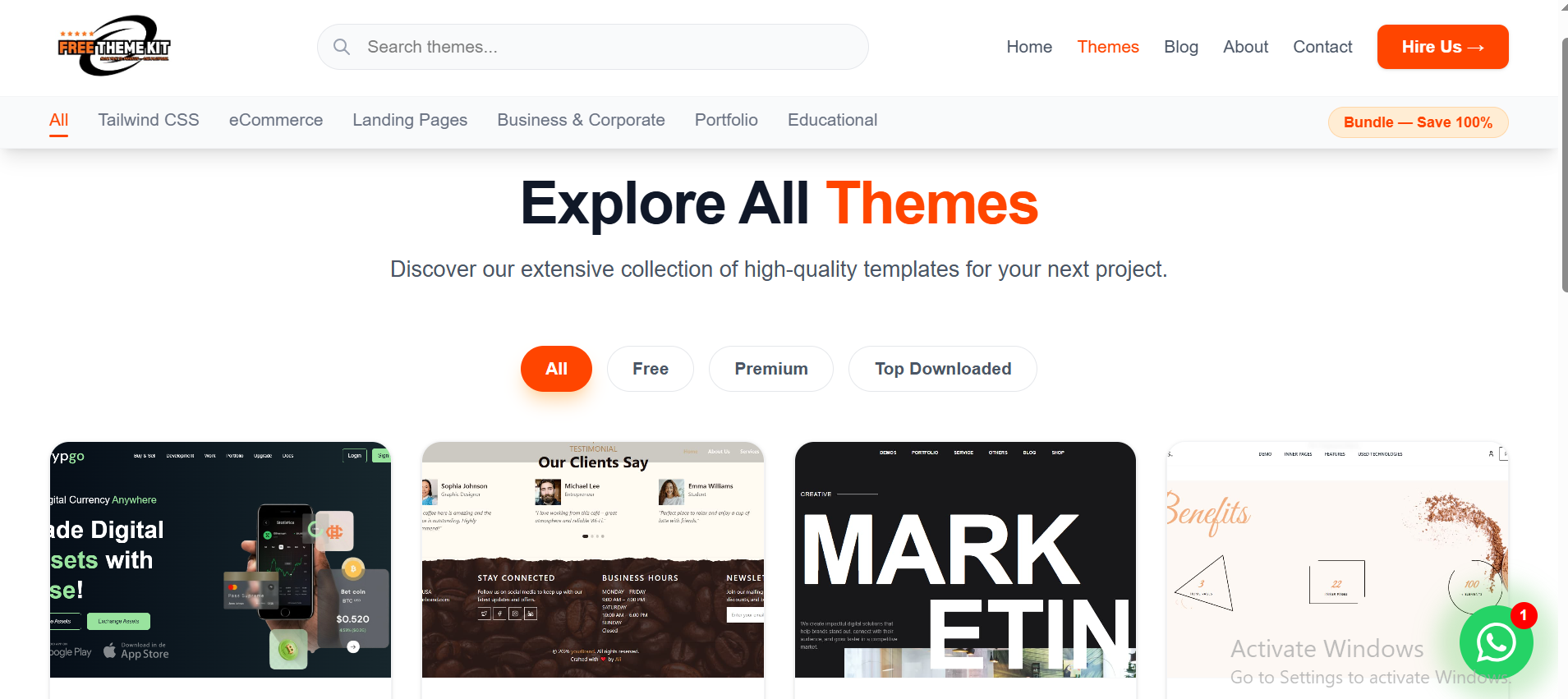 Free Web Themes and Templates gallery image