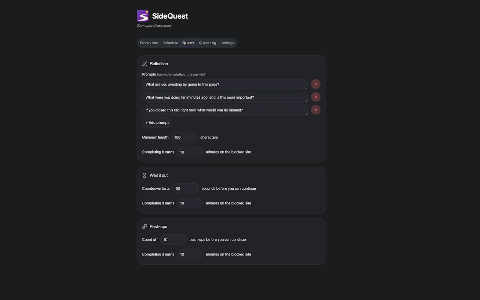 SideQuest screenshot 2
