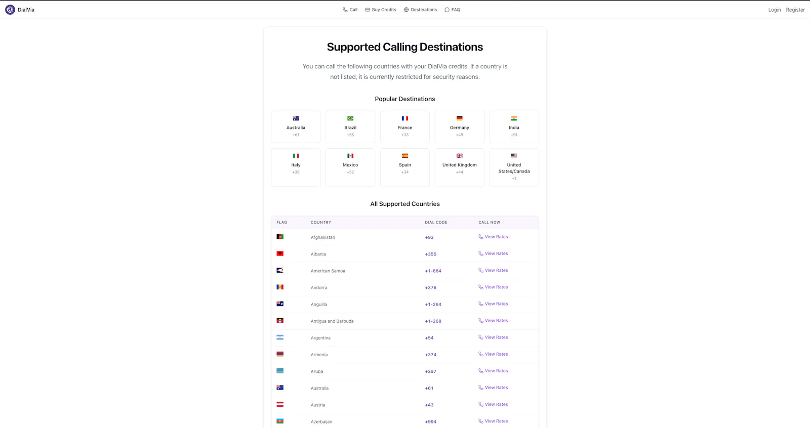 DialVia screenshot 3