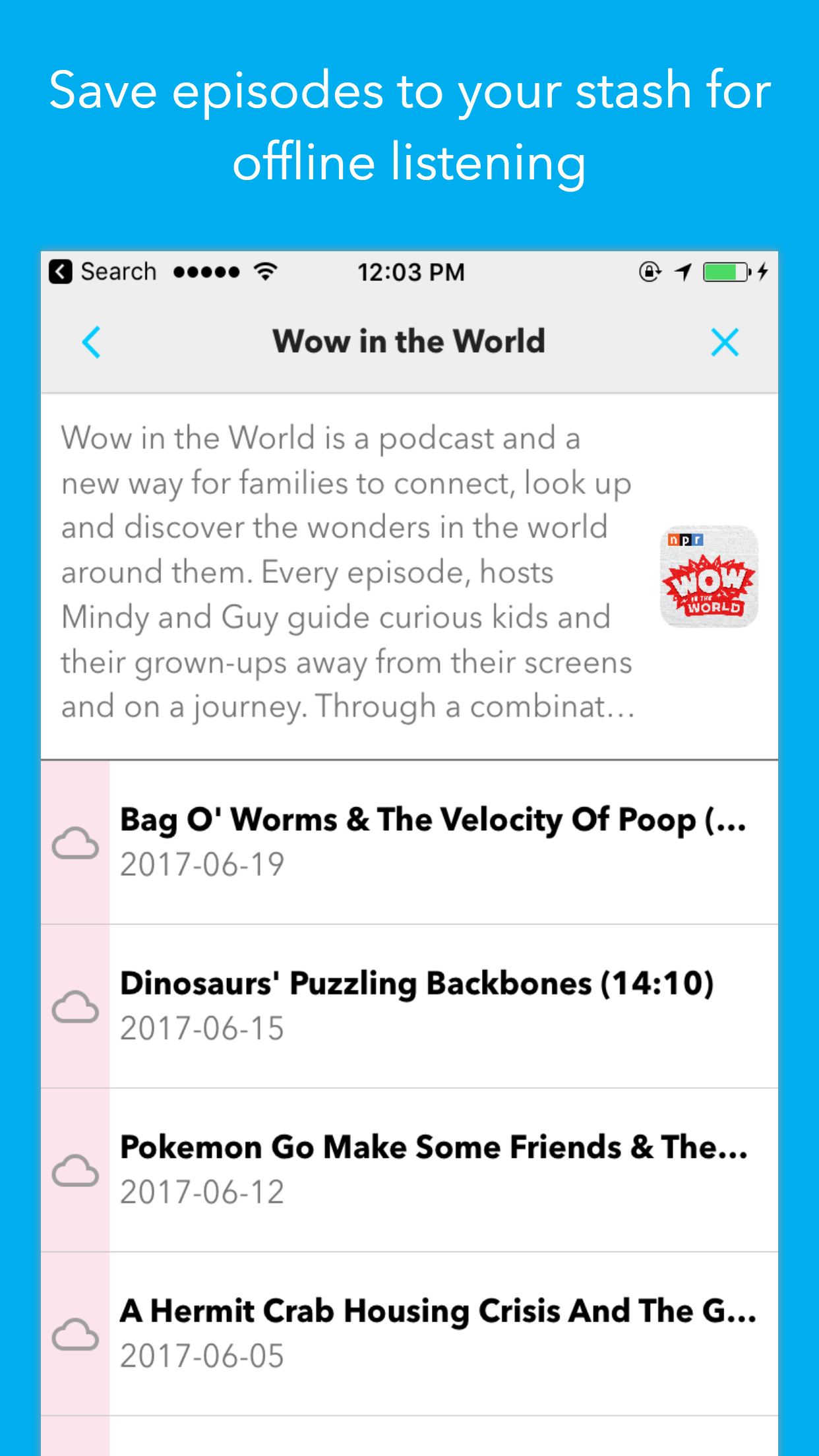 Kids Listen for iOS - Podcasts for Kids gallery image
