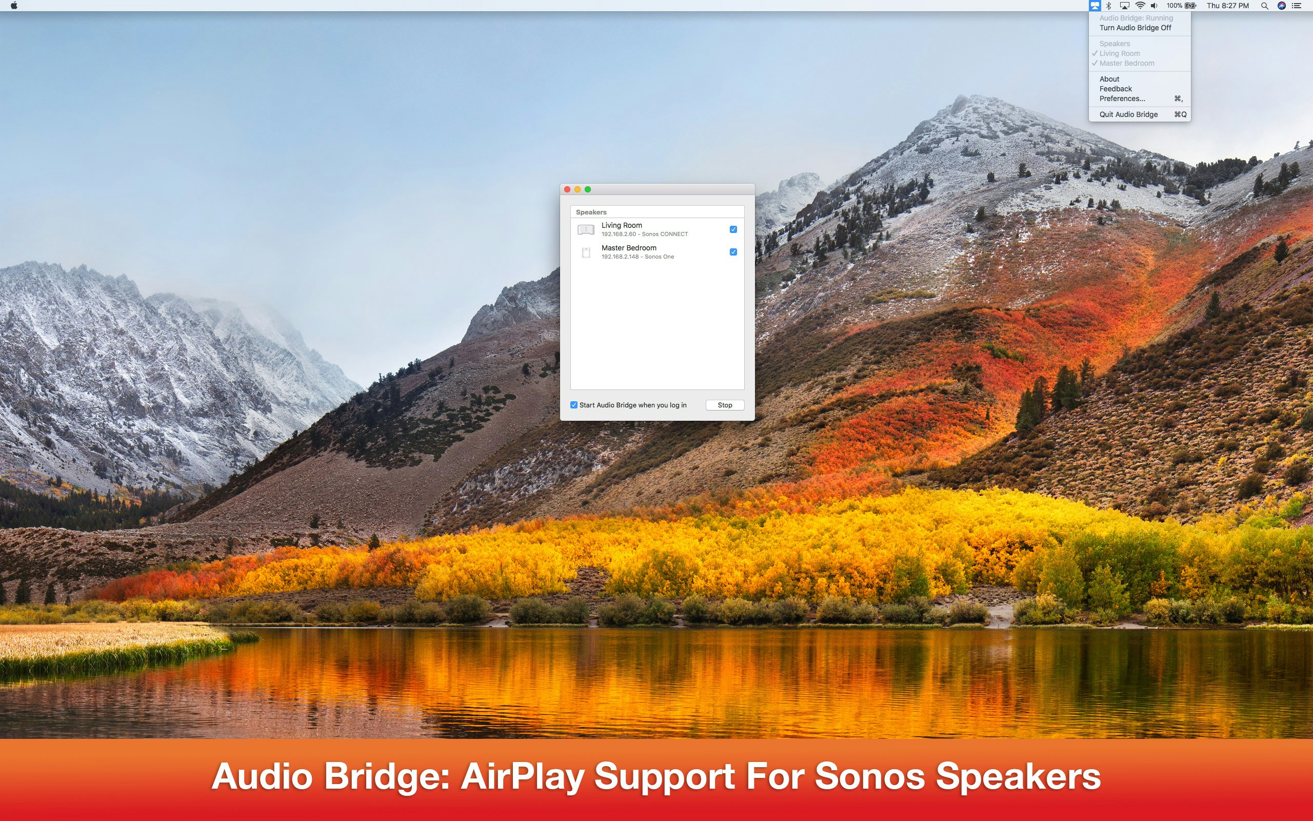 audiobridge sonos