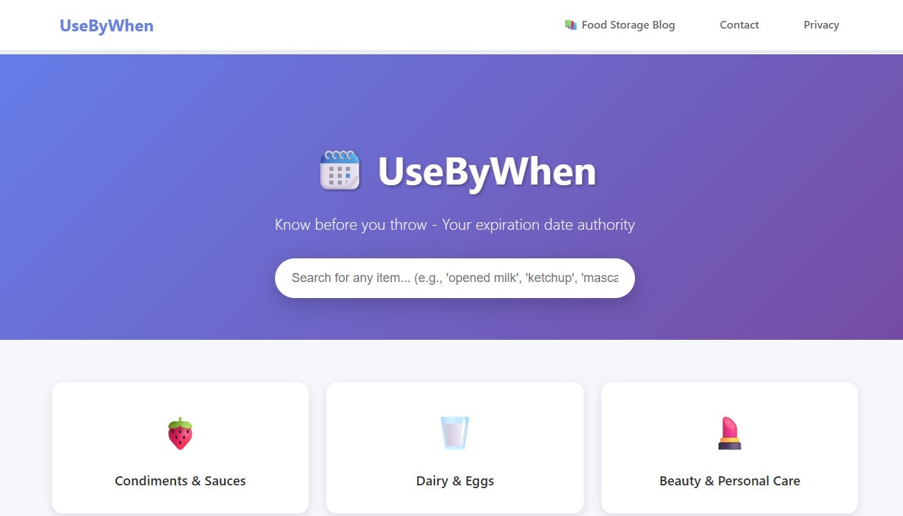 UseByWhen - Verspil nooit meer voedsel met het volgen van een slimme vervaldatum media 2