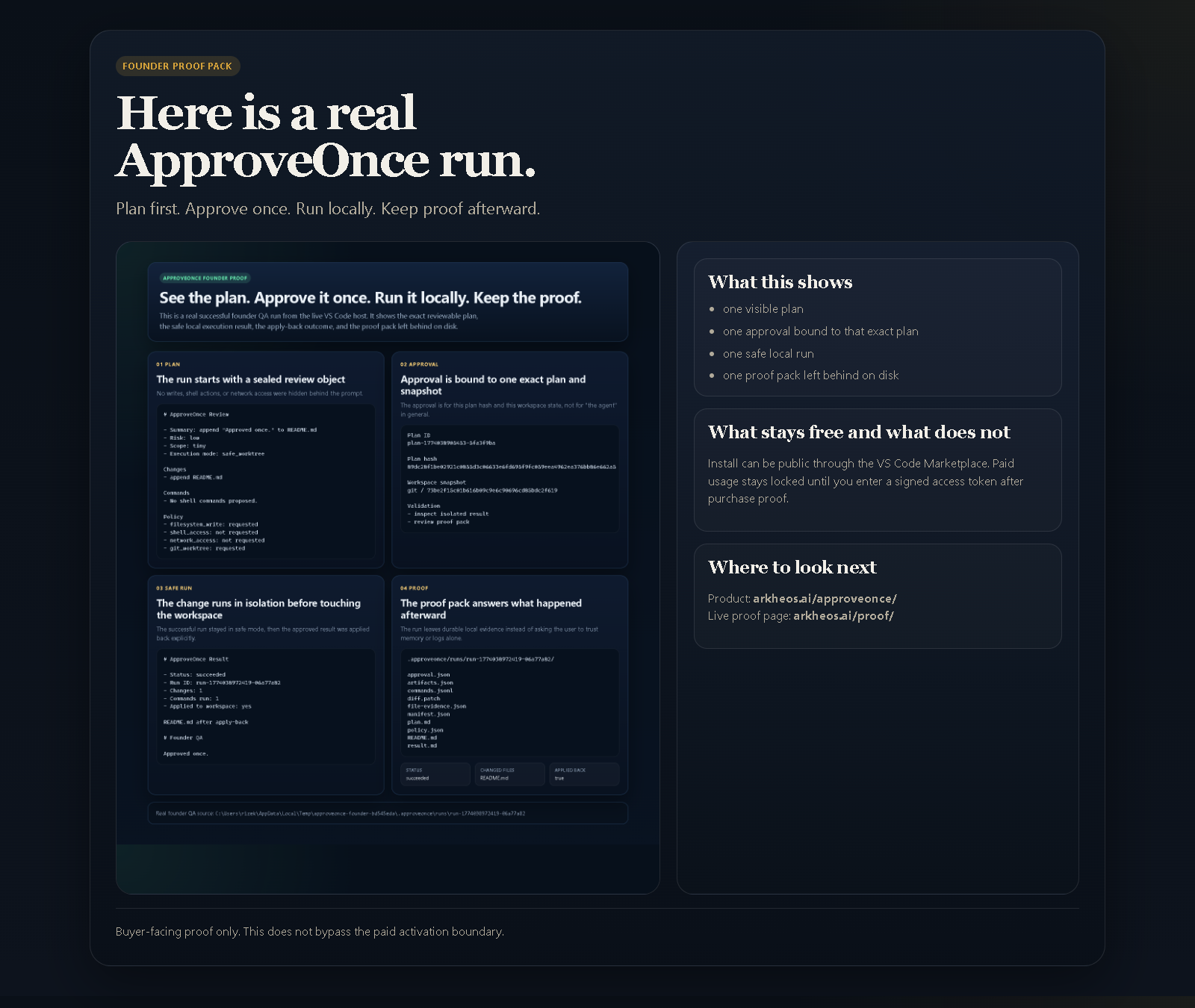 ApproveOnce for VS Code gallery image