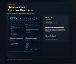 ApproveOnce for VS Code gallery image