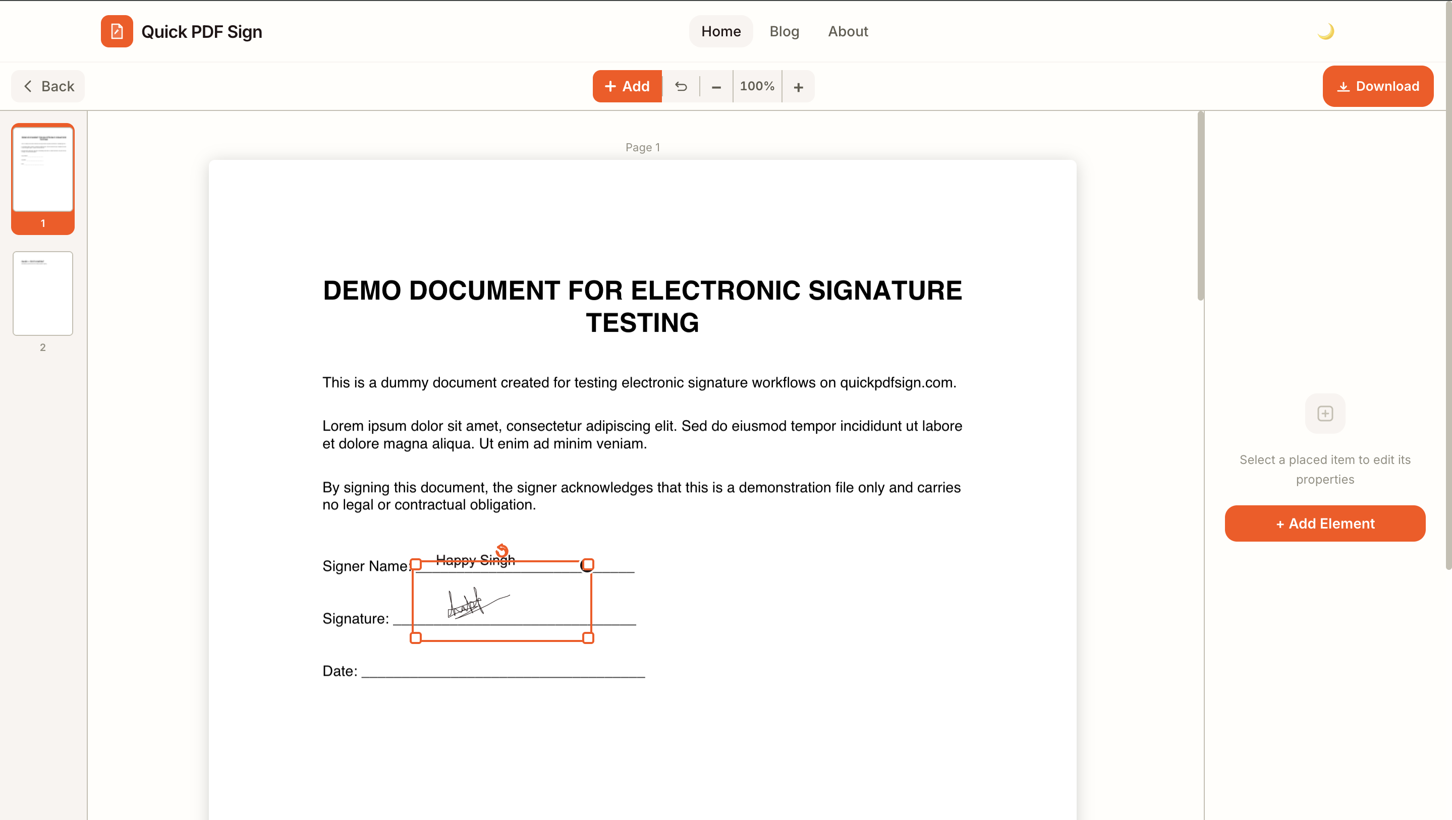 Quick PDF Sign gallery image
