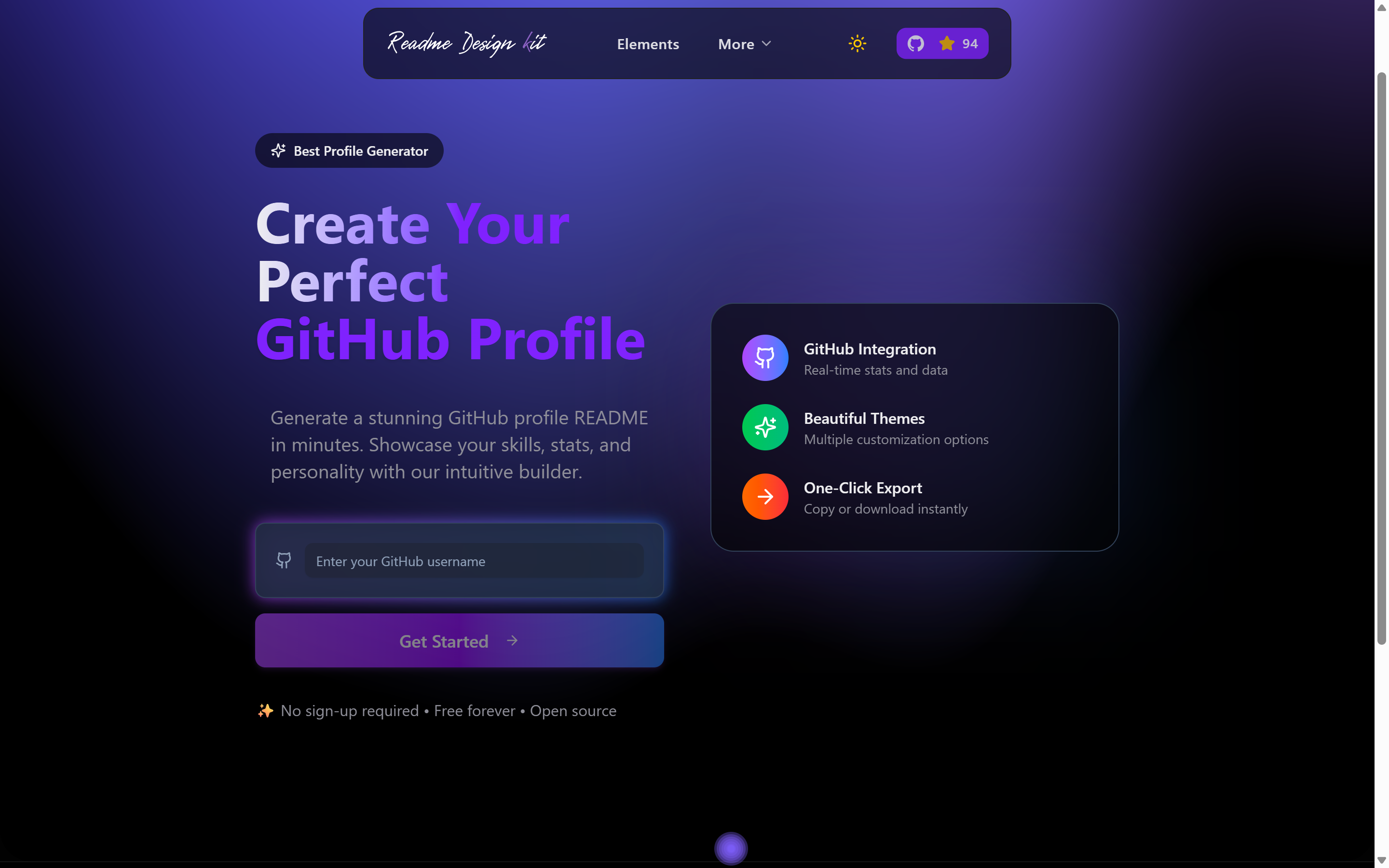 README Design Kit gallery image