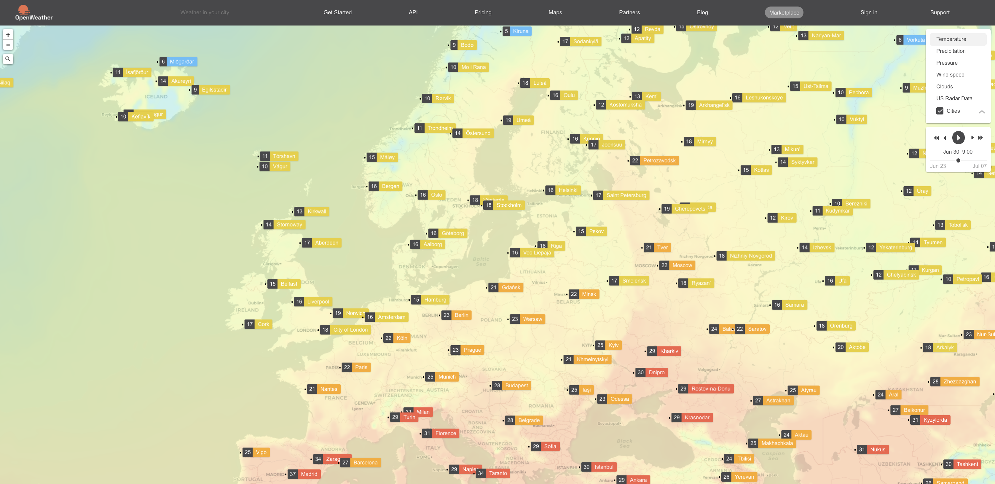 OpenWeather API gallery image